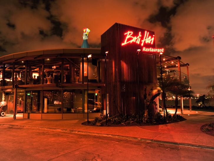 Bali Hai restaurant on Shelter Island in San Diego